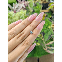 0.52 Ct. Bluish Grey Sapphire from Ceylon (Sri Lanka) Life Style