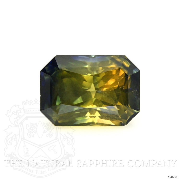 2.86 Ct. Bi Color Sapphire from Ceylon (Sri Lanka)