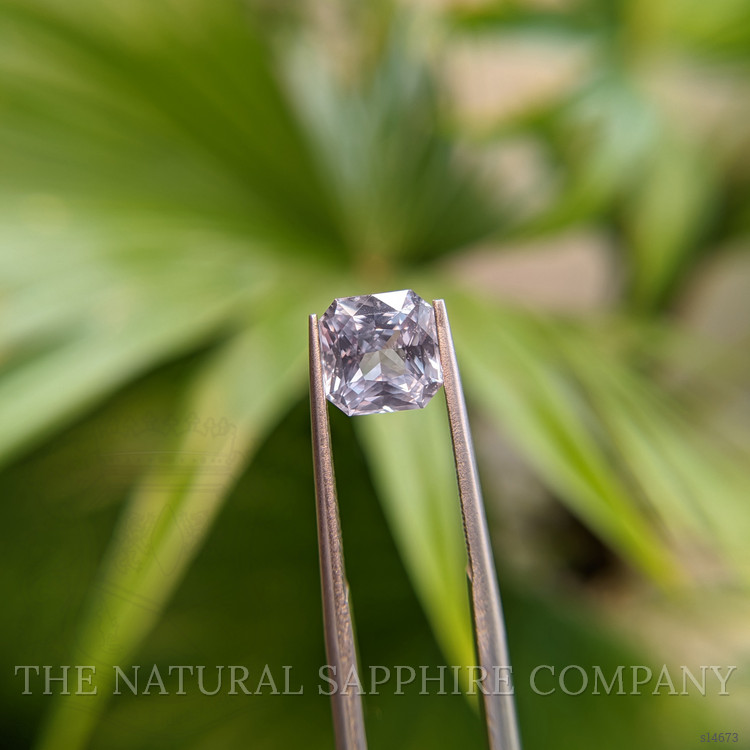 2.59 Ct. White Sapphire from Ceylon (Sri Lanka)