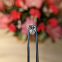 1.16 Ct. White Sapphire from Ceylon (Sri Lanka) Life Style