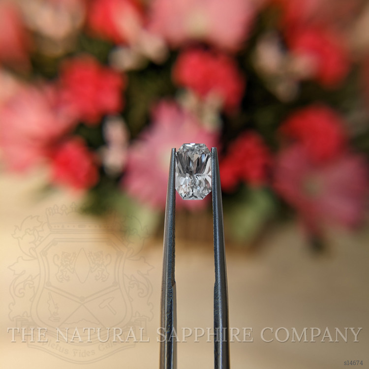 1.16 Ct. White Sapphire from Ceylon (Sri Lanka)