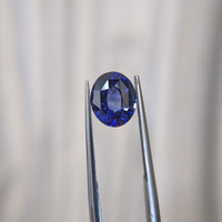 2.72 Ct. Blue Sapphire from Ceylon (Sri Lanka) Life Style