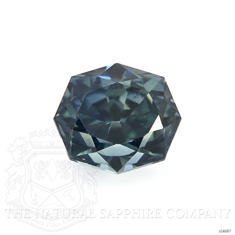 1.19 Ct. Bluish Green Sapphire from Ceylon (Sri Lanka)