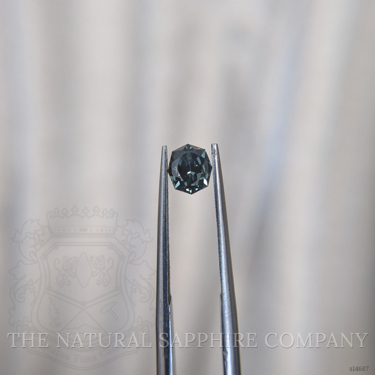 1.19 Ct. Bluish Green Sapphire from Ceylon (Sri Lanka)