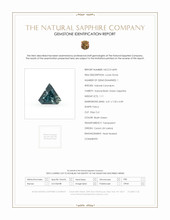 1.11 Ct. Sapphire from Ceylon (Sri Lanka) Scan Report