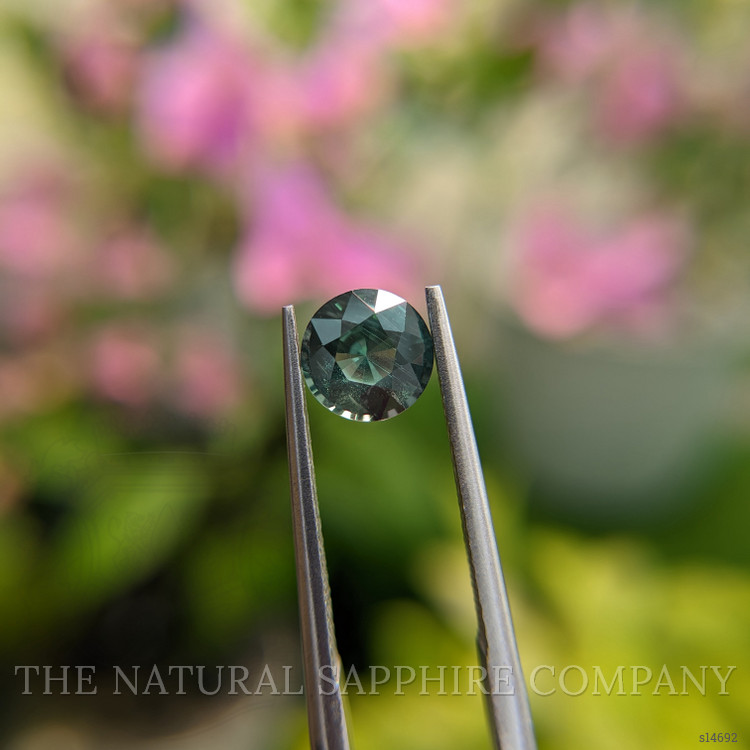 1.24 Ct. Green Sapphire from Ceylon (Sri Lanka)