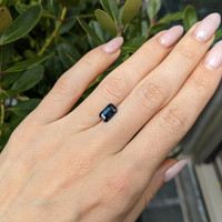 2.09 Ct. Blue Sapphire from Africa Life Style