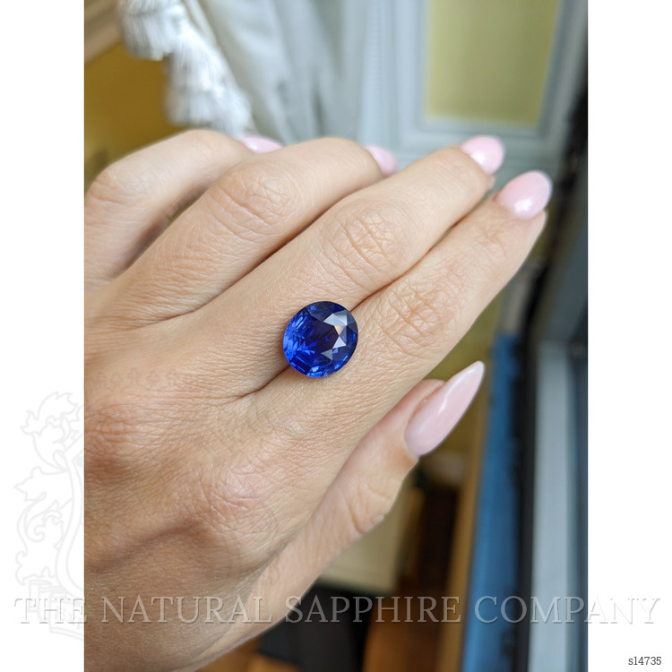 7.32 Ct. Blue Sapphire from Ceylon (Sri Lanka)