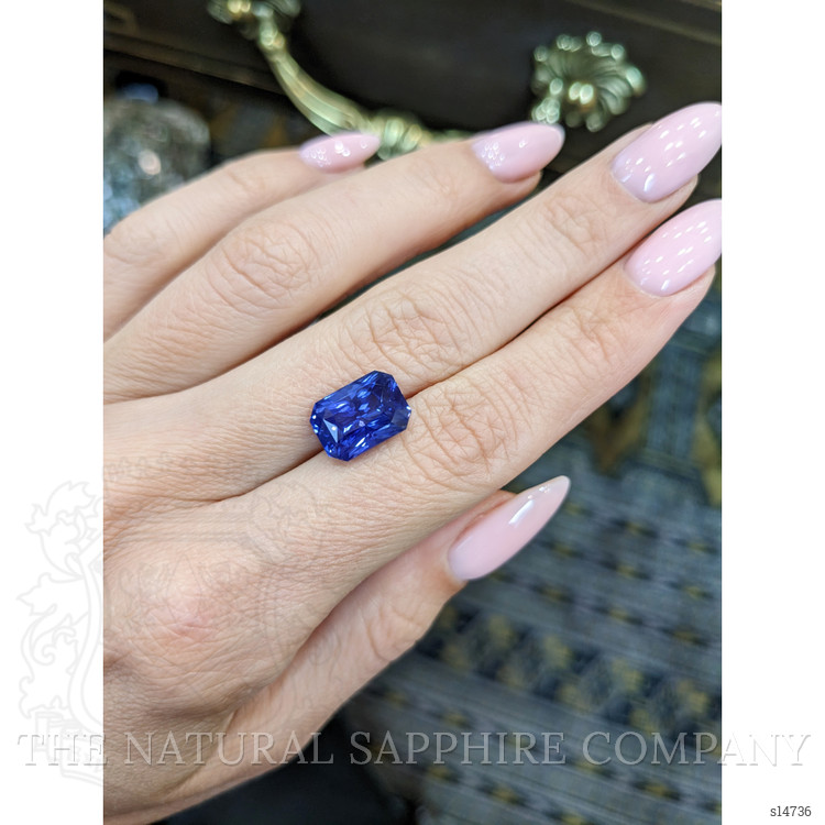 6.58 Ct. Blue Sapphire from Madagascar