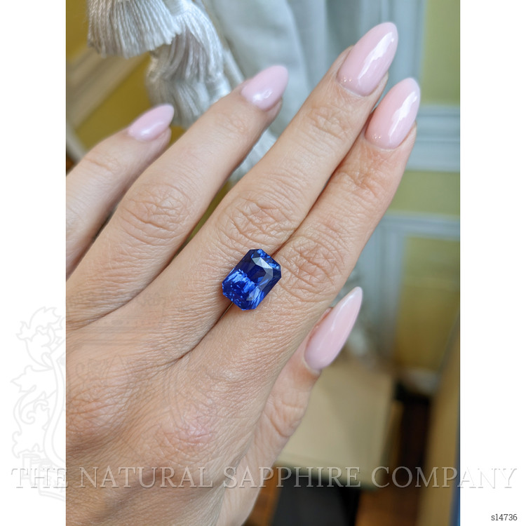 6.58 Ct. Blue Sapphire from Madagascar
