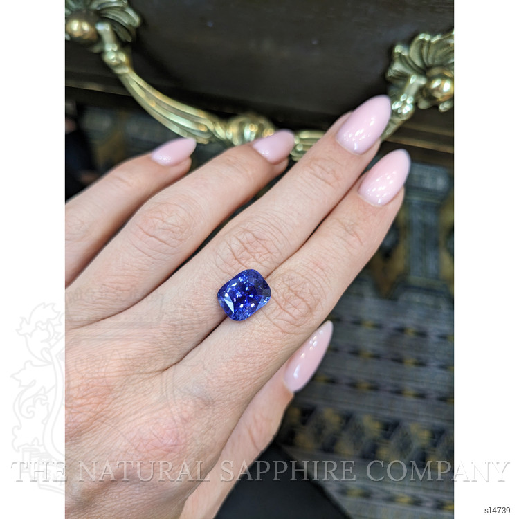 6.04 Ct. Blue Sapphire from Ceylon (Sri Lanka)