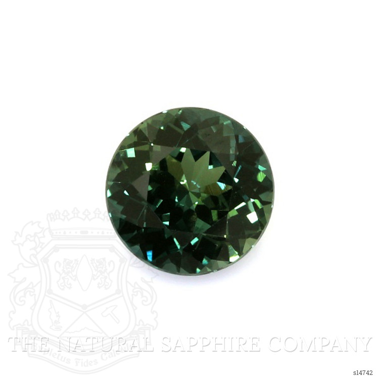 1.53 Ct. Bluish Green Sapphire from Ceylon (Sri Lanka)