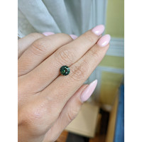1.53 Ct. Bluish Green Sapphire from Ceylon (Sri Lanka) Life Style