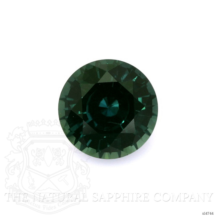 1.29 Ct. Bluish Green Sapphire from Ceylon (Sri Lanka)