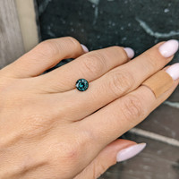 1.29 Ct. Bluish Green Sapphire from Ceylon (Sri Lanka) Life Style