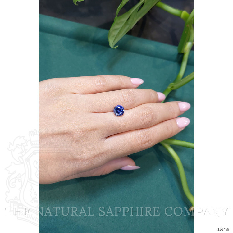 2.50 Ct. Blue Sapphire from Ceylon (Sri Lanka)