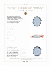 6.38 Ct. Grey Cabochon Sapphire from Burma (Myanmar) 3 D Scan Report