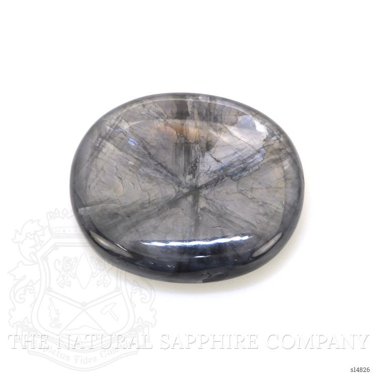 15.39 Ct. Grey Cabochon Sapphire from Burma (Myanmar)