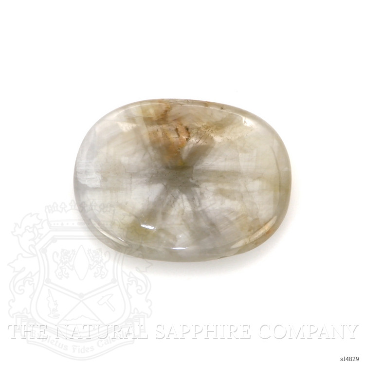 8.45 Ct. Grey Cabochon Sapphire from Burma (Myanmar)