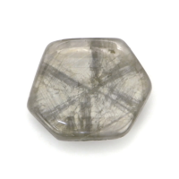 4.68 Ct. Grey Cabochon Sapphire from Burma (Myanmar) Video