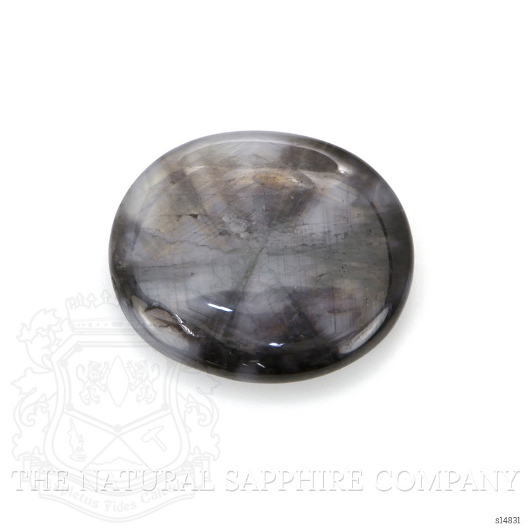 9.11 Ct. Grey Cabochon Sapphire from Burma (Myanmar)