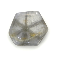 7.46 Ct. Grey Cabochon Sapphire from Burma (Myanmar) Video