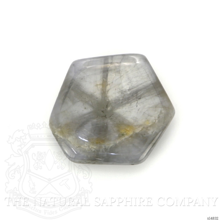 7.46 Ct. Grey Cabochon Sapphire from Burma (Myanmar)