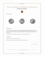 7.26 Ct. Grey Cabochon Sapphire from Burma (Myanmar) Appraisal