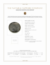 54.07 Ct. Grey Cabochon Sapphire from Burma (Myanmar) Scan Report