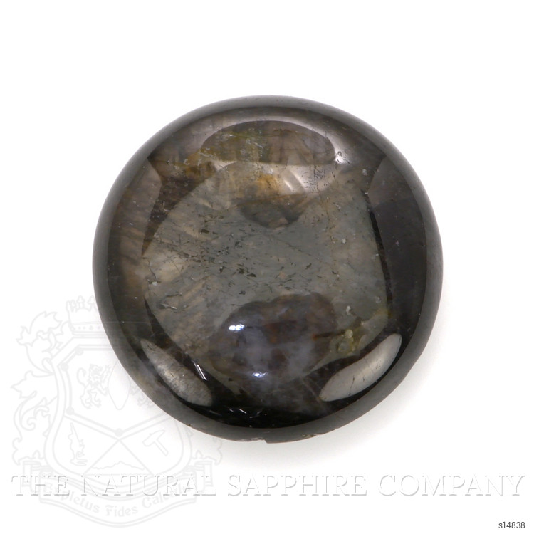 27.68 Ct. Grey Cabochon Sapphire from Burma (Myanmar)