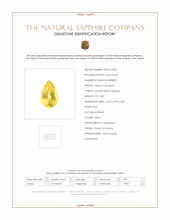 2.82 Ct. Yellow Sapphire from Ceylon (Sri Lanka) Scan Report