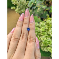 1.17 Ct. Blue Sapphire from Ceylon (Sri Lanka) Life Style