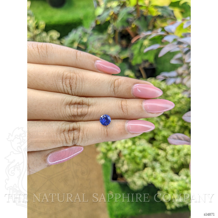 1.17 Ct. Blue Sapphire from Ceylon (Sri Lanka)
