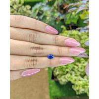 0.95 Ct. Blue Sapphire from Ceylon (Sri Lanka) Life Style