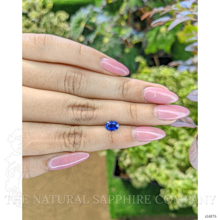0.95 Ct. Blue Sapphire from Ceylon (Sri Lanka)