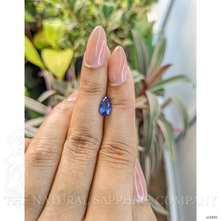 1.31 Ct. Blue Sapphire from Ceylon (Sri Lanka)