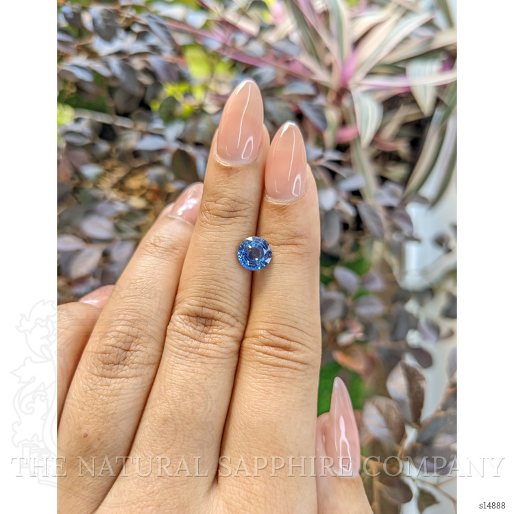 1.98 Ct. Blue Sapphire from Ceylon (Sri Lanka)