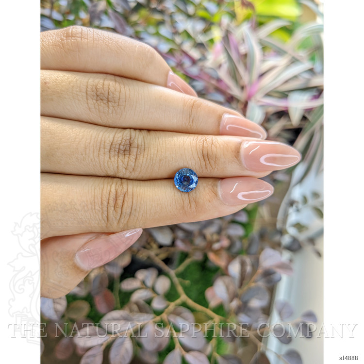 1.98 Ct. Blue Sapphire from Ceylon (Sri Lanka)