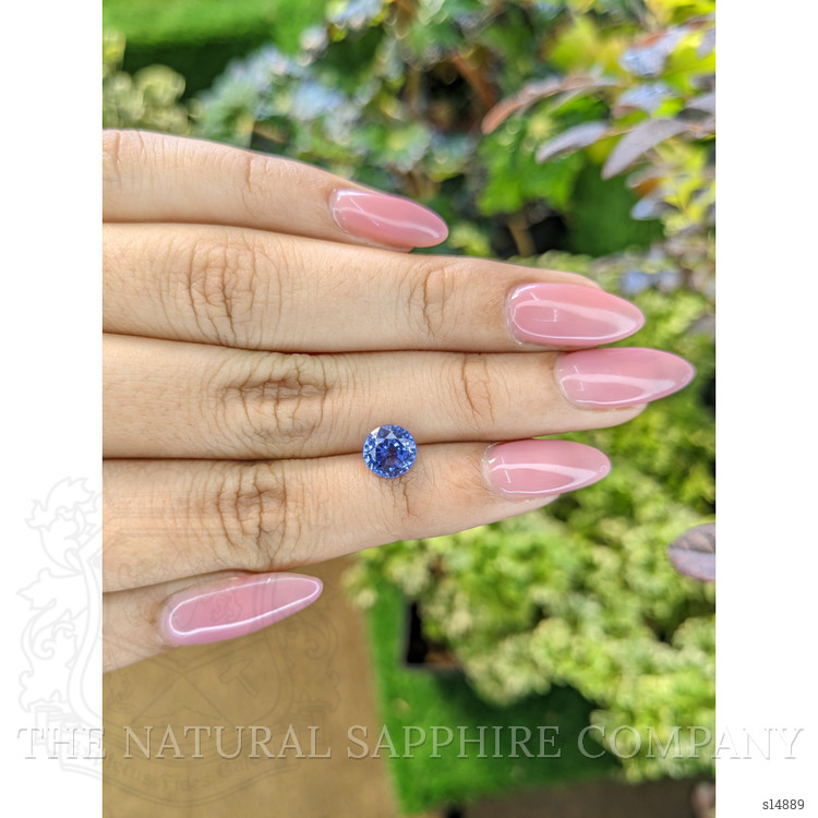 1.94 Ct. Blue Sapphire from Ceylon (Sri Lanka)