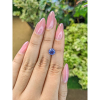 1.94 Ct. Blue Sapphire from Ceylon (Sri Lanka) Life Style