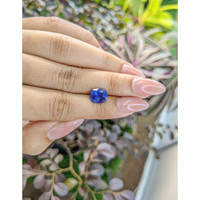3.71 Ct. Blue Sapphire from Ceylon (Sri Lanka) Life Style
