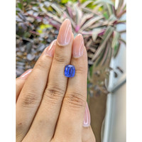 3.71 Ct. Blue Sapphire from Ceylon (Sri Lanka) Life Style