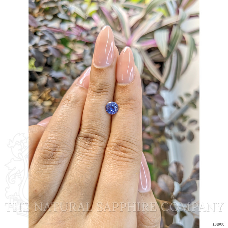 0.90 Ct. Blue Sapphire from Ceylon (Sri Lanka)