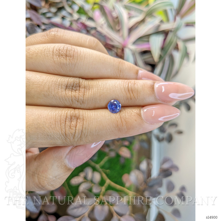 0.90 Ct. Blue Sapphire from Ceylon (Sri Lanka)