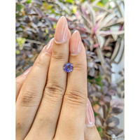1.22 Ct. Violet Sapphire from Ceylon (Sri Lanka) Life Style