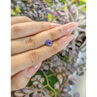 1.22 Ct. Violet Sapphire from Ceylon (Sri Lanka) Life Style