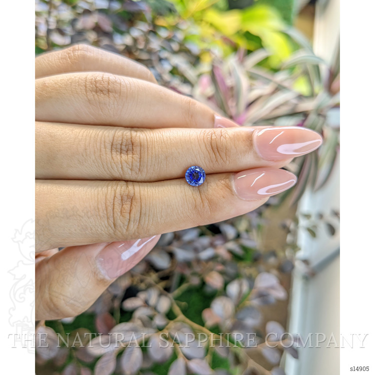 0.98 Ct. Blue Sapphire from Ceylon (Sri Lanka)