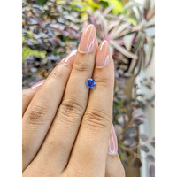 0.98 Ct. Blue Sapphire from Ceylon (Sri Lanka) Life Style
