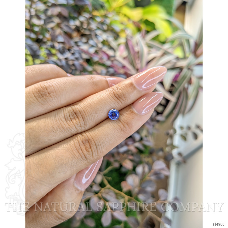 0.98 Ct. Blue Sapphire from Ceylon (Sri Lanka)