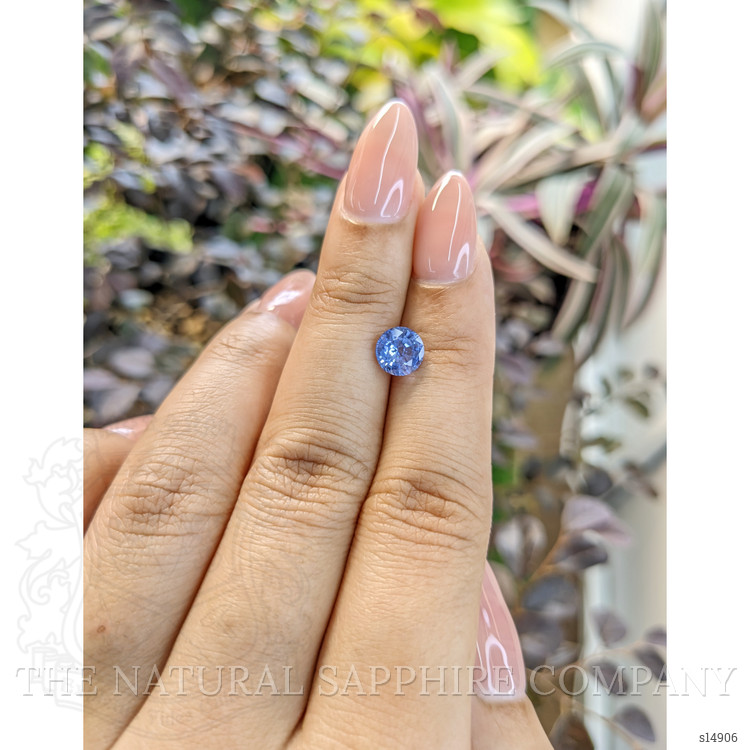 1.38 Ct. Blue Sapphire from Ceylon (Sri Lanka)